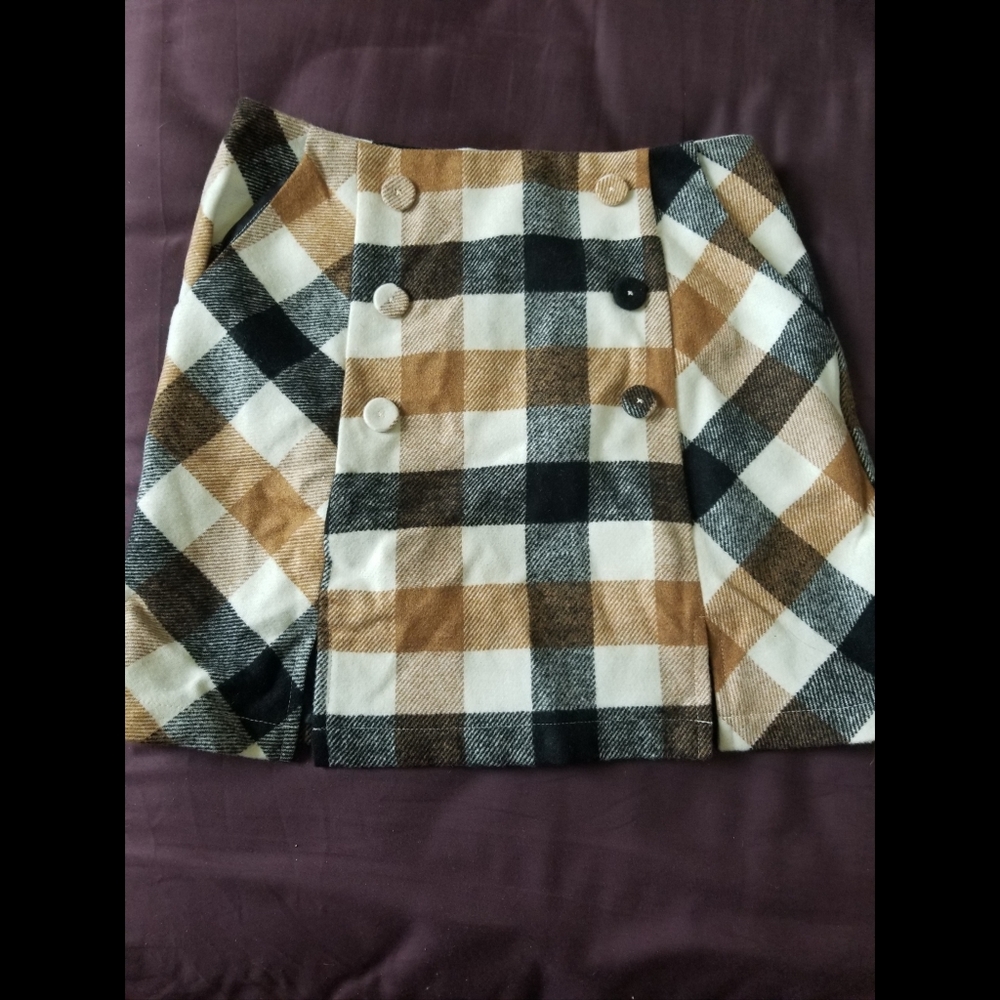 Checkered Skirt.